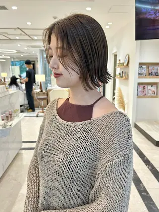 ショート カラー メンズヘア/レイヤー /ボブ山内春輝のヘアスタイル