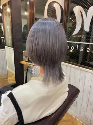 ミディアム 髪質改善＆艶カラー Zina💋池袋のヘアスタイル