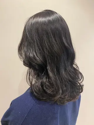 セミロング 🌹艶髪カラー🌹 津田晴加【西荻窪】のヘアスタイル