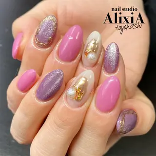 ネイル AlixiA   nail studio所属・AlixiA ゆみのネイルデザイン