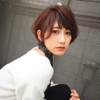 ショート 田中 亜沙美のヘアスタイル