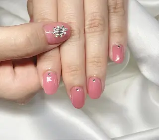 ネイル 23時まで❤︎韓国、 ワンホンネイルのネイルデザイン