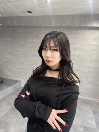 セミロング カラー 垢抜けのプロ🪄 honoのヘアスタイル