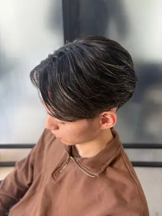 パーマ メンズ 曲がる縮毛矯正/ メンズパーマ森隆之介のヘアスタイル