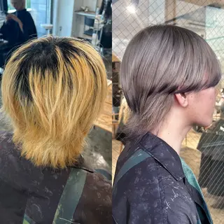 ショート カラー メンズ 💫miyu💫デザ インカラー/アレンジのヘアスタイル