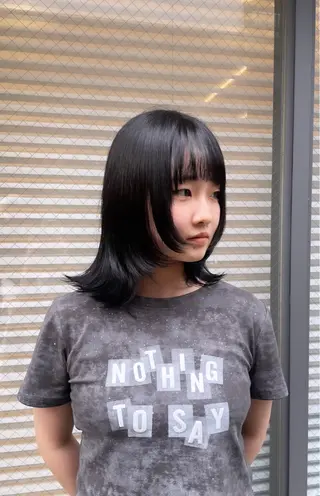 カラー 🪸暖色艶カラー/ shiori🫧のヘアスタイル