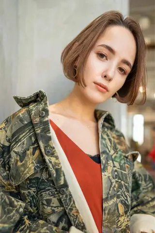 ショート カラー 🉐レイヤー/塩見 弘樹🉐渋谷のヘアスタイル