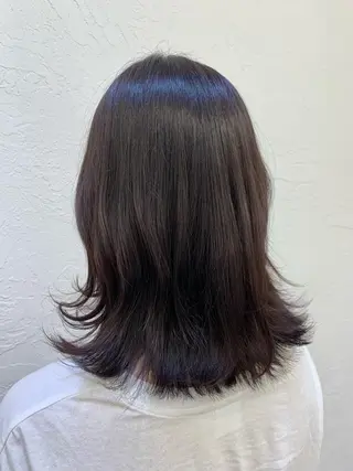 ミディアム カラー 髪質改善/縮毛矯正 鈴木裕介のヘアスタイル