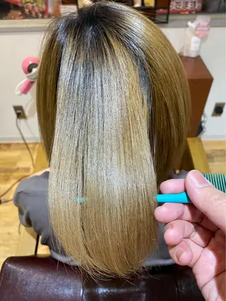 ロング S. Okuboのヘアスタイル