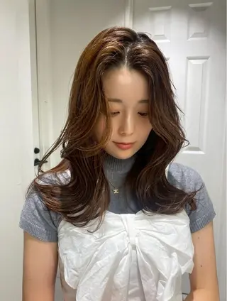 セミロング カラー 【派手髪】【個性派】 lilica💫⚡️のヘアスタイル