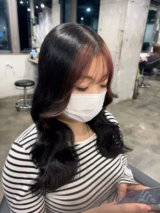 セミロング カラー alicetokyo 🦋宮葉🦋のマツエク・マツパデザイン