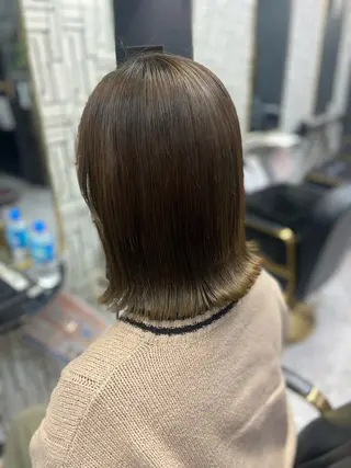 ミディアム 瀧下 唯のヘアスタイル