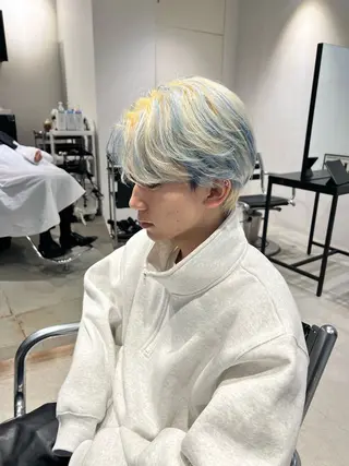 ショート カラー レイヤー/透明感 カラー🌿KANTAのヘアスタイル