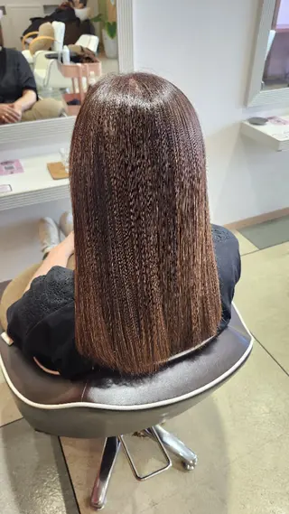 ロング 暖色カラー/髪質改善 /メンズ🧡莉南のヘアスタイル