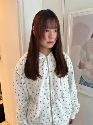 セミロング カラー riria/ボブ /ブラウンカラー🎀のヘアスタイル