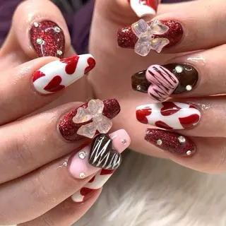 ネイル Lee Nails チップ長さだし専門店のネイルデザイン