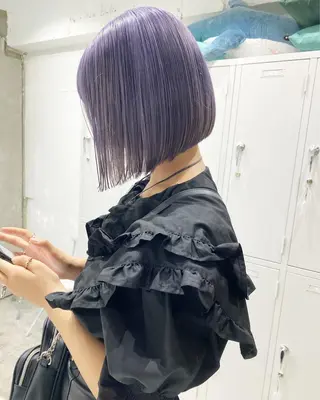 ショート カラー ヘアアレンジ ササキカズマ〻透明感 〻色落ち〻赤み消しのヘアスタイル