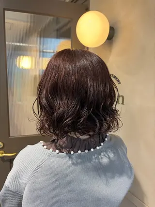 ショート カラー パーマ The Apartment of solon所属・黒坂 唯奈 /パーマとボブ特化のヘアスタイル