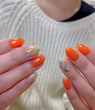 ミディアム めぐみのネイルサロン 惠のネイルデザイン