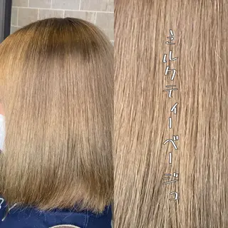 ミディアム カラー 小嶋 秀明/ 本物の髪質改善⭐️のヘアスタイル