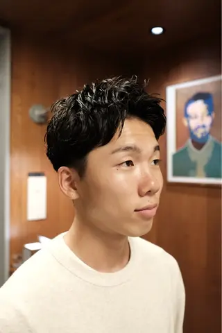 メンズ メンズパーマ いしだ りょうのヘアスタイル