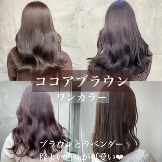 ロング トレンドモテカラー 🩷色落ちまで可愛くのヘアスタイル