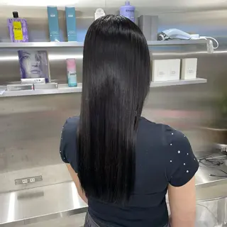 ロング カラー ななみ.⋆𝜗𝜚 艶カラー/まつパのヘアスタイル