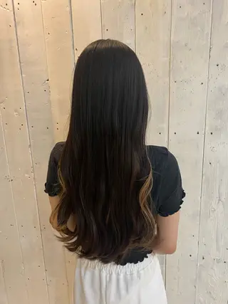 ロング hair make pur所属・ストレート🌹カラー お任せを🌈bucoのヘアスタイル