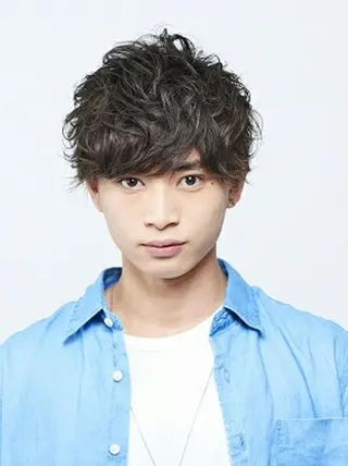 ショート パーマ メンズ 福田 武士のヘアスタイル