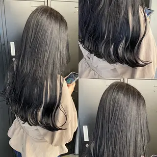 ロング カラー GULF門前仲町所属・韓国風レイヤー ハイトーンRYOTAのヘアスタイル