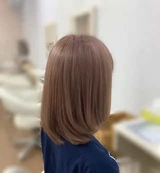 ミディアム カラー GLOSS 心斎橋 山上のヘアスタイル