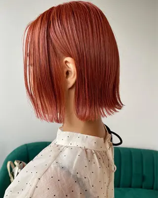 ショート カラー 似合わせカラーパーマ 🌿kitin米川のヘアスタイル