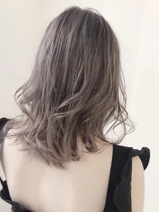 セミロング カラー 脇田 克巳のヘアスタイル