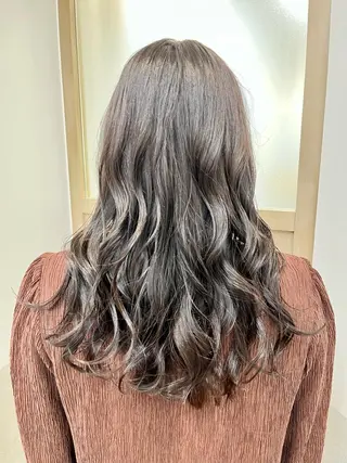 ロング カラー 天野 涼のヘアスタイル