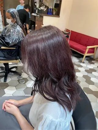 セミロング レイヤーカット/髪質 改善/Hayatoのヘアスタイル