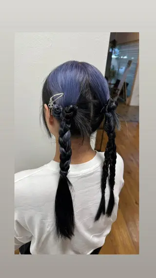 ロング ヘアアレンジ ながの みさきのヘアスタイル