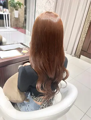 ロング カラー EARTH所属・NATSUMI 透明感カラーのヘアスタイル