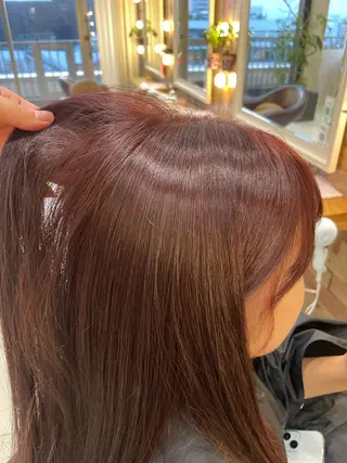 ロング 韓国カラー／エクステ 松戸梨杏のヘアスタイル