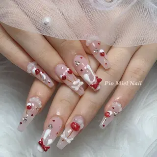 ネイル HANA 長さだしのネイルデザイン