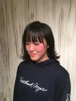 ミディアム 永井大樹✨ 透明感カラー✨のヘアスタイル