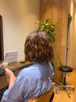 ショート パーマ RISAKO🏁 ショート/ボブのヘアスタイル