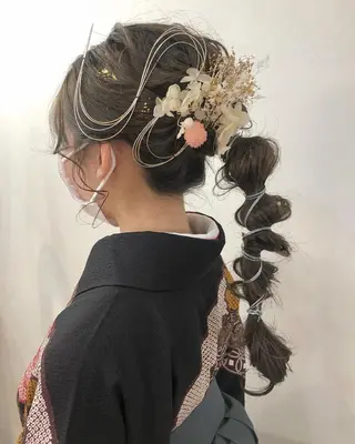 ロング ヘアアレンジ Stir maison[ステアメゾン]所属・layer cut /MIKUのヘアスタイル