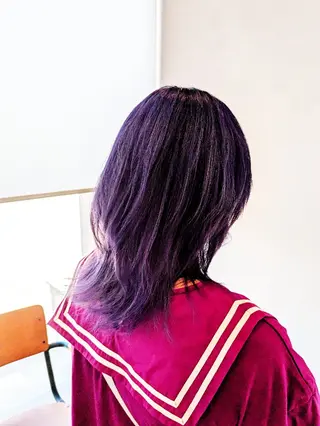 ミディアム カラー メンズヘア/艶髪/ TAKAHIROのヘアスタイル