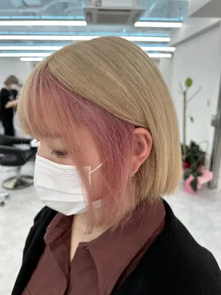 セミロング 韓国スタイル🇰🇷 トレンドレイヤー🪡のヘアスタイル