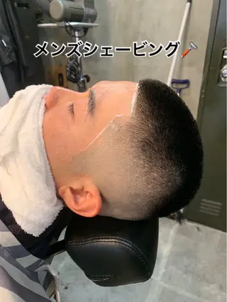 ショート CARNEL所属・メンズ専門CANEL かずまのヘアスタイル