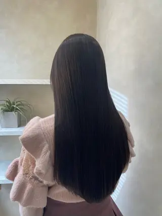 カラー shiori/透明感 /顔周り/髪質改善のヘアスタイル