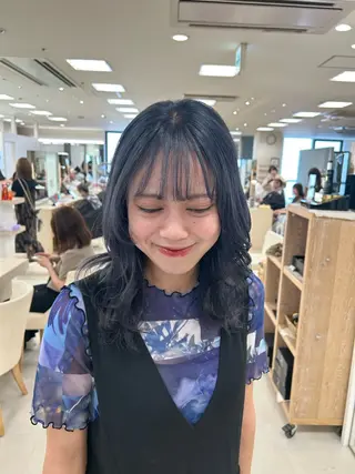 カラー 💜暖色系カラー/ ブリーチカラー💜のヘアスタイル