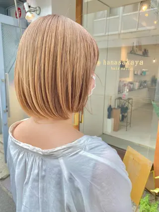 ショート カラー 安永 涼のヘアスタイル