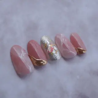 ミディアム カラー パーマ ヘアアレンジ メンズ キッズ ネイル マツエク・マツパ yuri kaのネイルデザイン