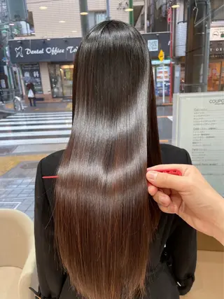 ロング 髪質改善・縮毛矯正 Taijuのヘアスタイル